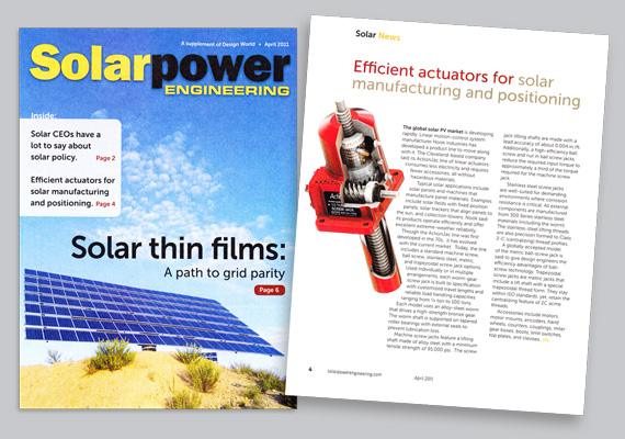 Solar Power Engineering Magazine